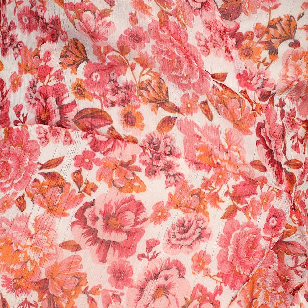 Lulu's Pink Floral High-Low Ruffle Slip Dress - Picture 5 of 12